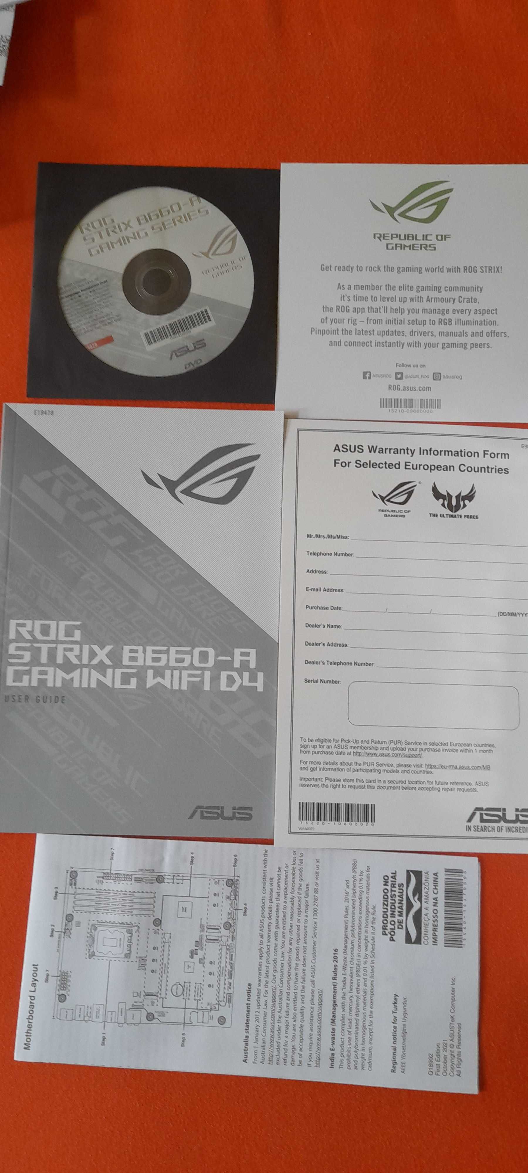 Дънна платка Asus ROG STRIX B660-a D4
