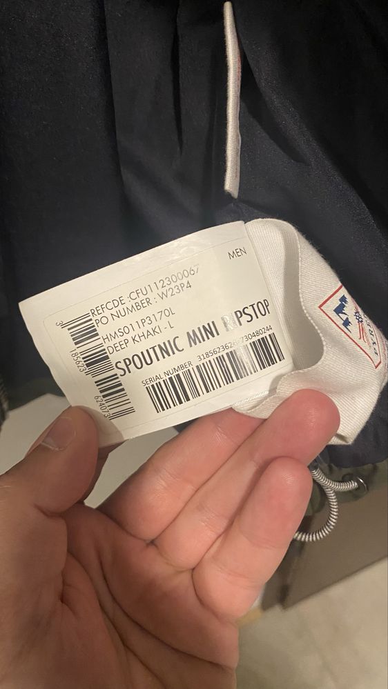 Pyrenex spoutnik mini ripstop яке L