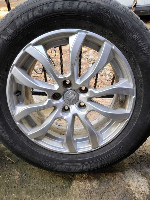 Jante Suzuki Grand Vitara 17 Originale + Cauciucuri Michelin 50%