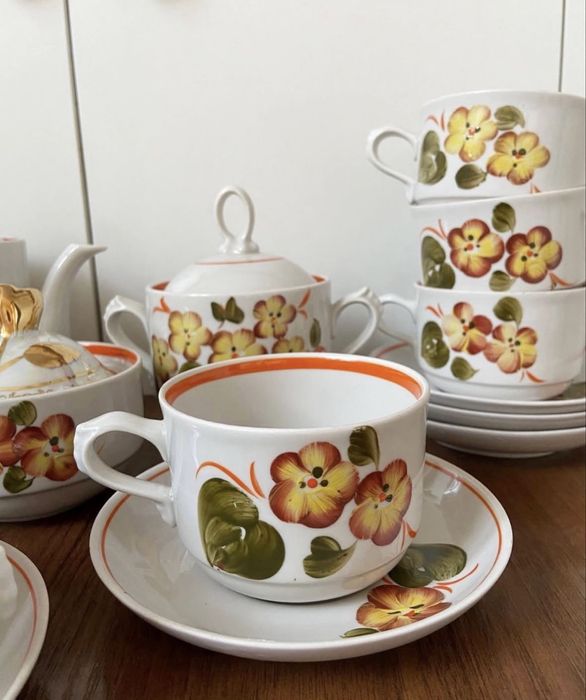 Сервиз советский чайный