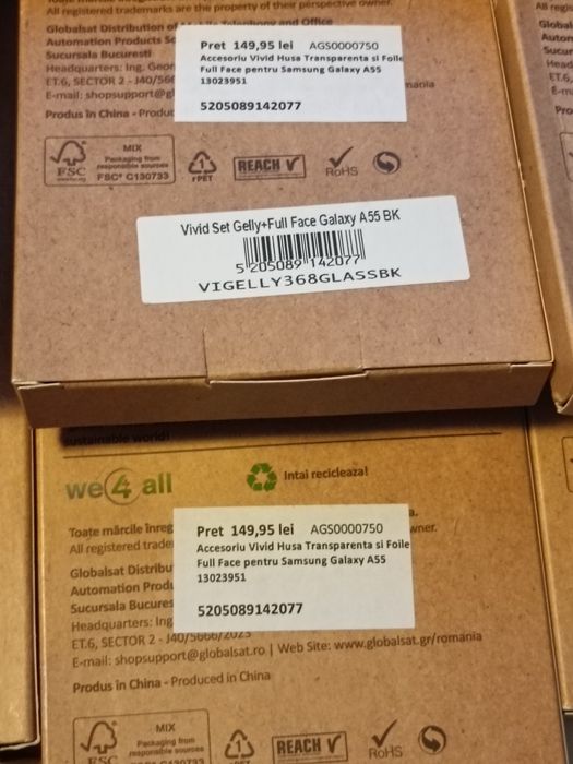 Husa Folie iPhone 15 Samsung A55 honor redmi