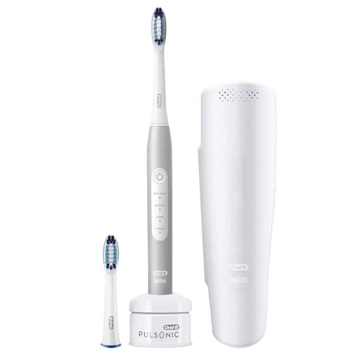 Oral-B Braun Pulsonic SLIM Luxe 4200 Platinum електрическа четка зъби