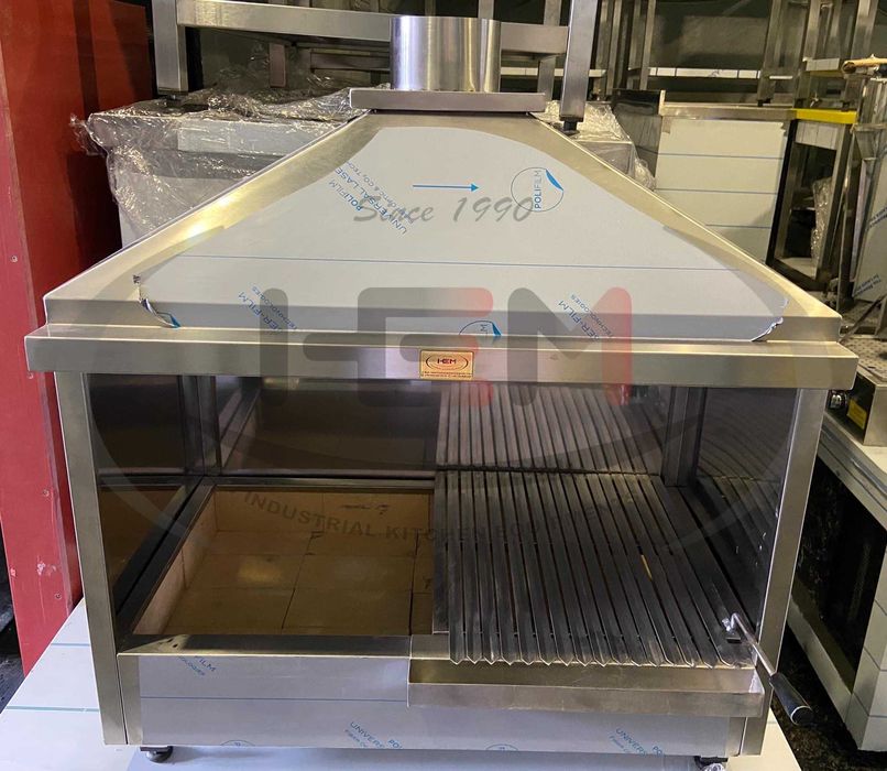 Gratar Inox Pe Carbuni Cu Hota In Stoc