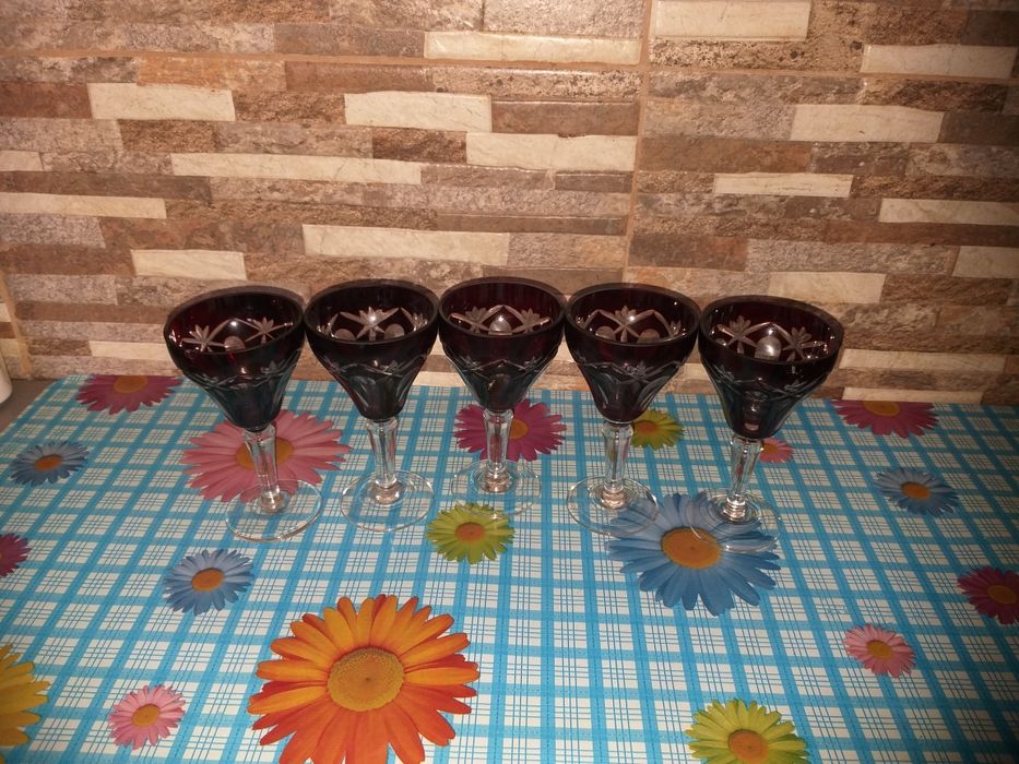 Vând set rubin, vintange