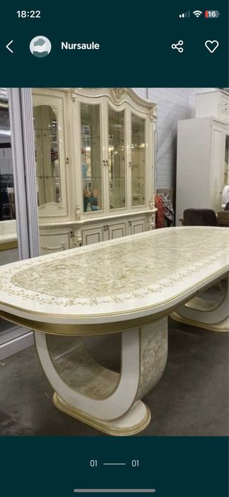 Жана стол сатылады  Колданылмаган 2,5 метр  Туркестан каласында