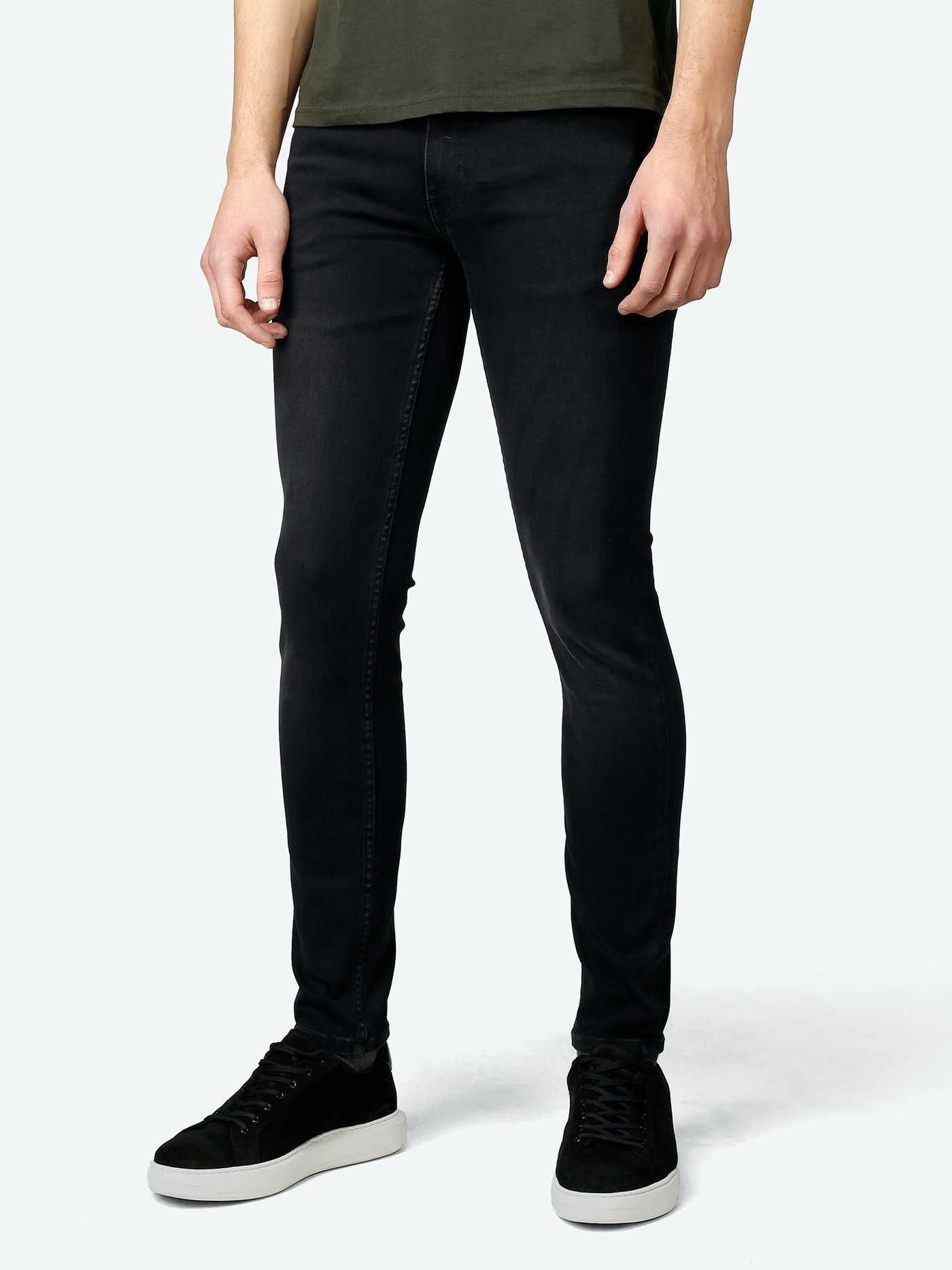 НОВИ BLK DNM Black Skinny 25 Jeans 100%  ОРИГИНАЛНИ мъжки дънки - р.30