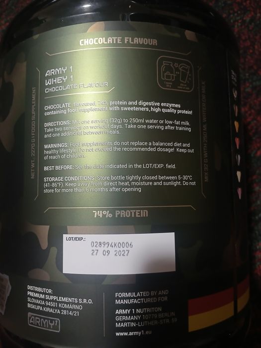 Protain whey army1