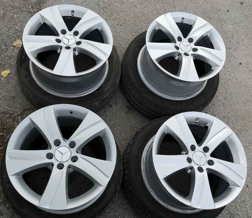 Четири броя оригинални джанти Mercedes 17” 5х112