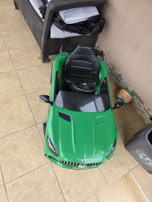 Masinuta electrica copii Mercedes Benz GTR AMG Coupe verde 6V