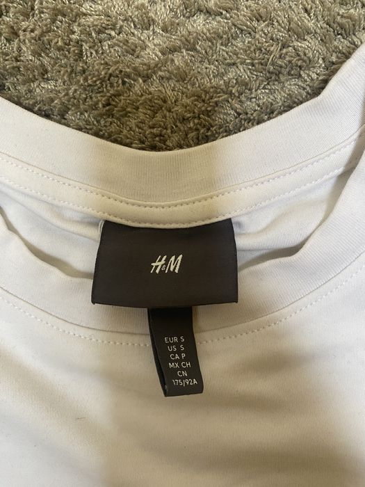 Tricou alb H&M marimea S