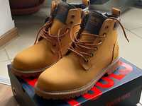 Ghete Bocanci Heavy Tools/ piele/ noi/ orig/ 43/ Timberland/ Tommy