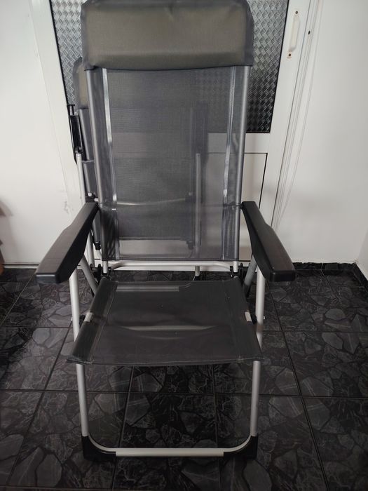 Сгъваем алуминиев стол 5 позиции на облегалката Нови 2 бр.