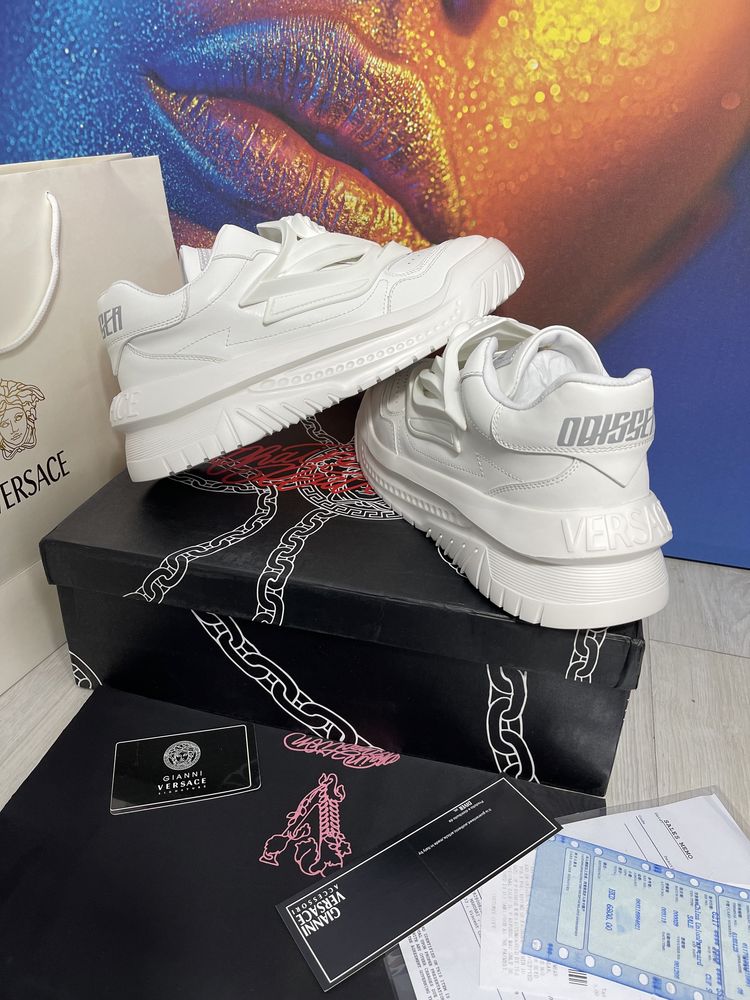 Adidasi Versace Odissea piele naturala 100% Premium