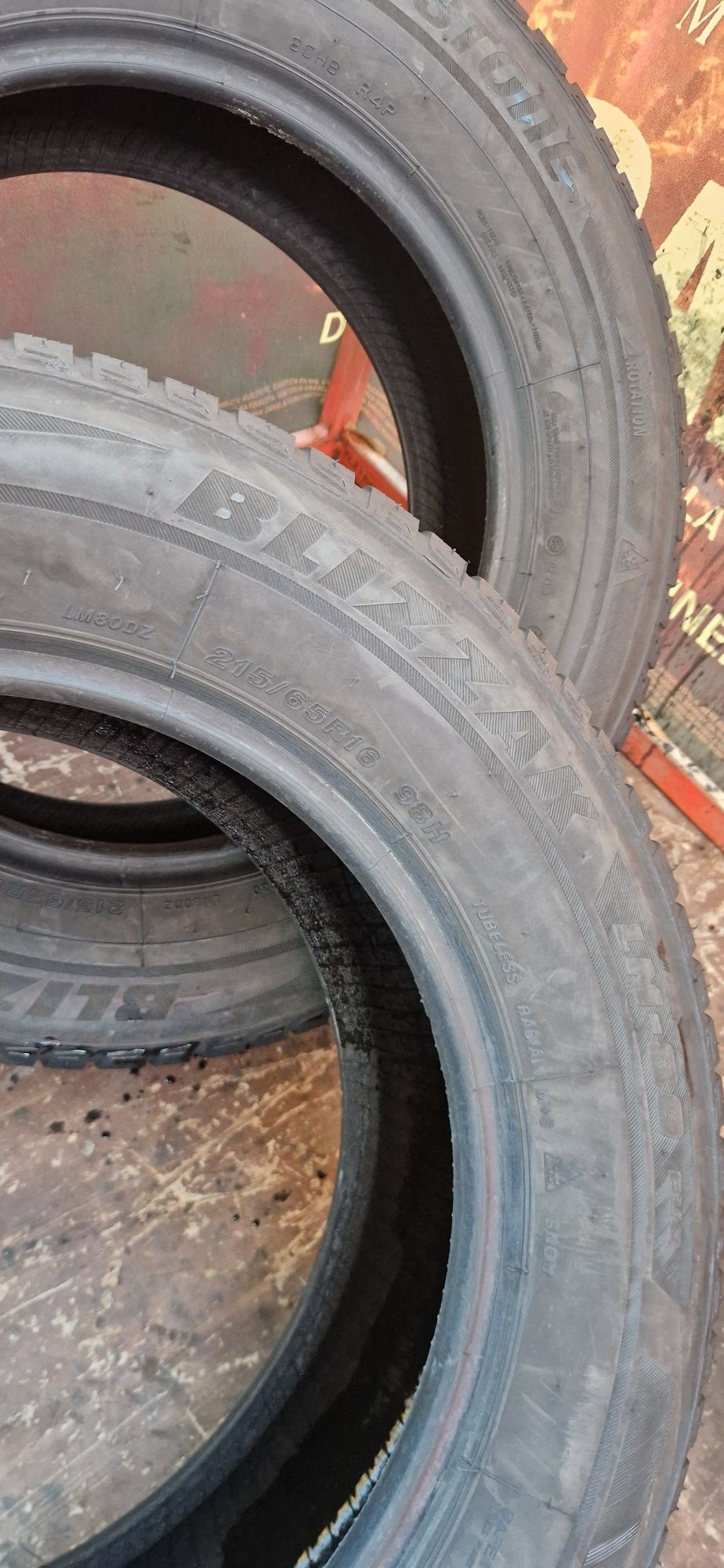 2 Anvelope Bridgestone 215 65 R16 M+S