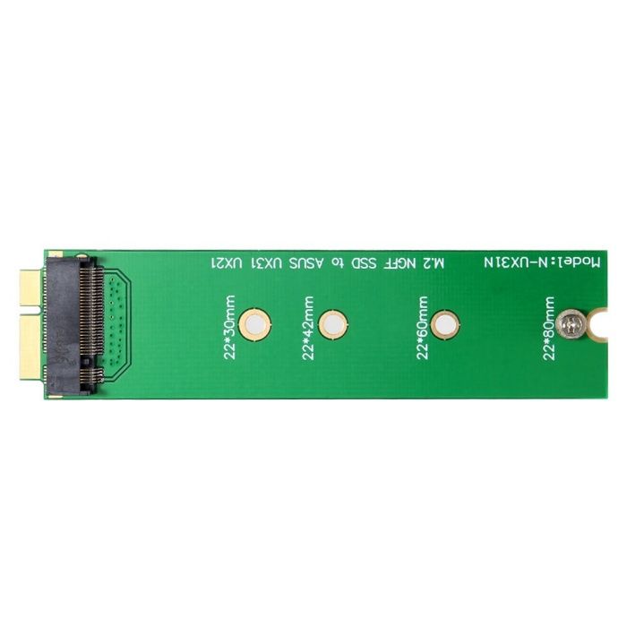 Adaptor convertor SSD M2 NGFF la 12+6 pini Asus Zenbook UX21 UX31 UX51