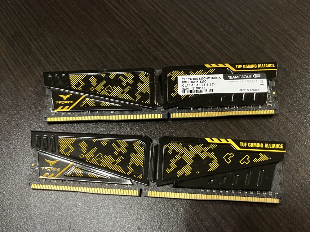 Ram T Force Vulcan 2x8 (16GB) DDR4 3200mts CL16