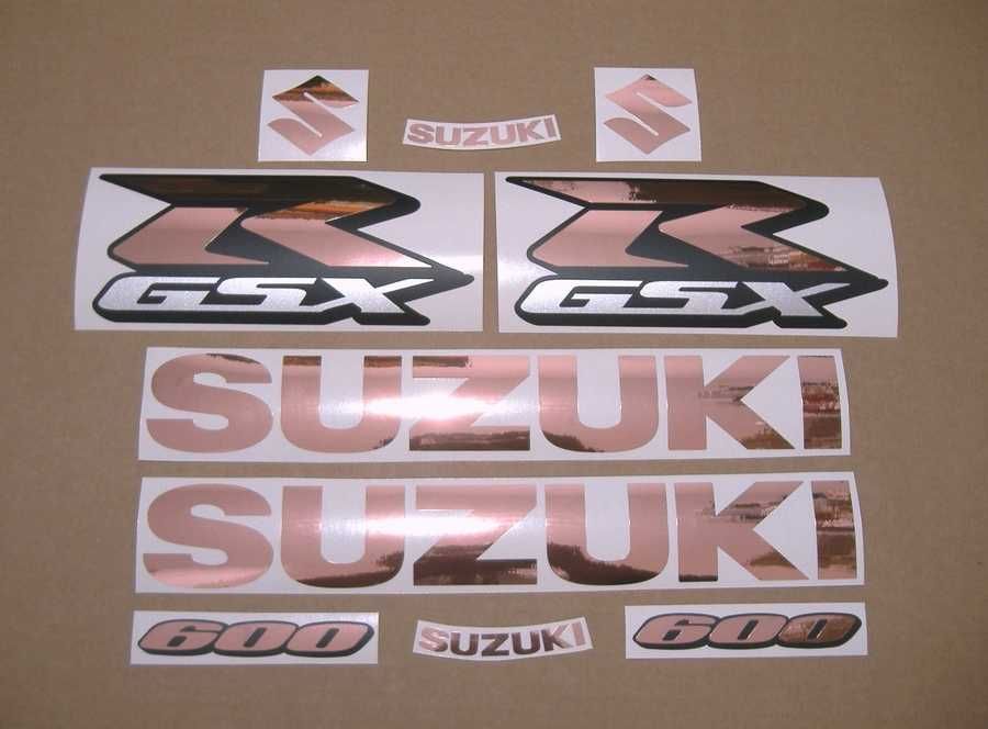 Стикери Suzuki GSXR 600 различни цветове лепенки сузуки k1 k2 k3 k4 k5