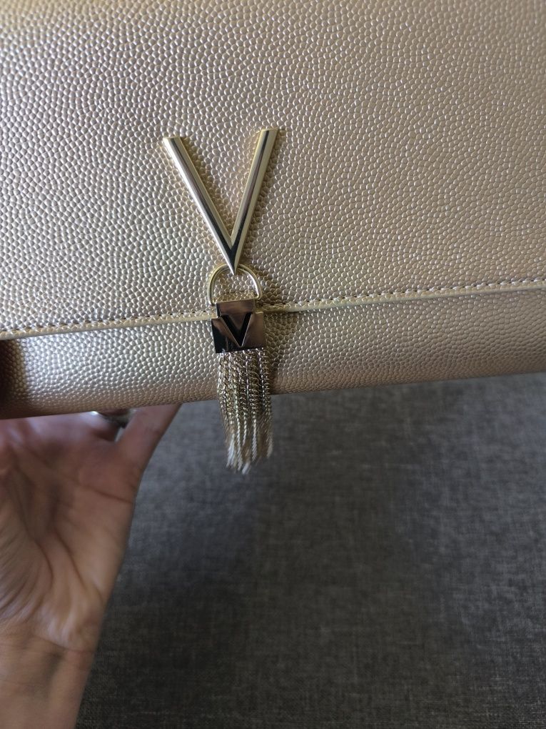 Чанта Valentino Divina златиста