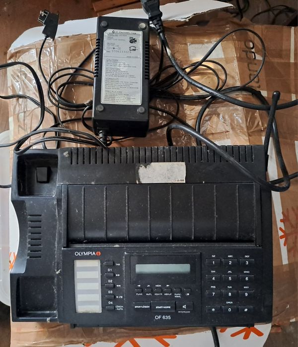 Fax Olympia of 635 cu acumulator priza
