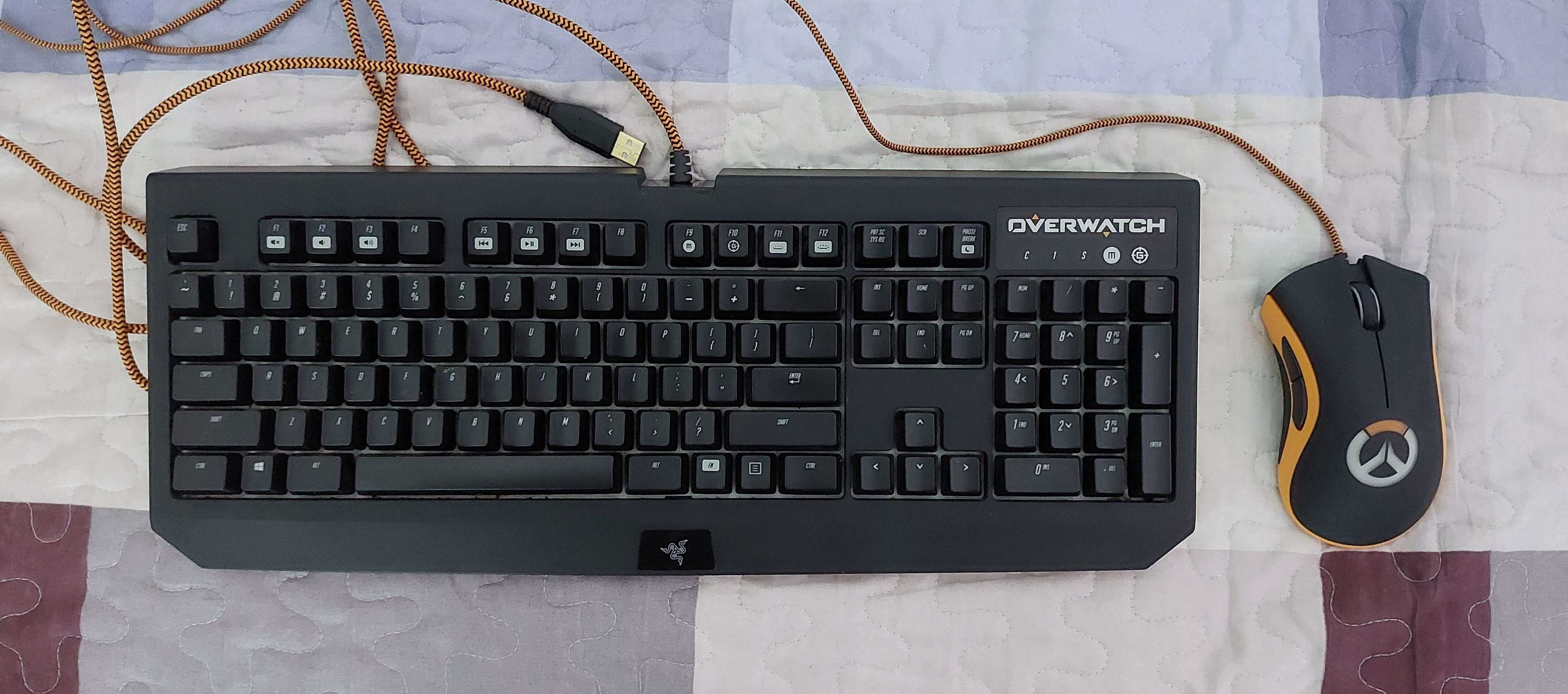 Kit:Mouse Razer Deathadder Chroma + Tastatura Razer Blackwidow Chroma