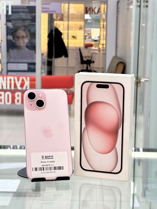 Айфон 15 розовый 84%