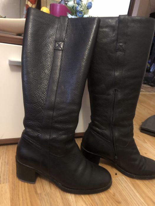 Vand cizme , piele inalte , marca ecco , bune