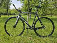 Bicicleta fixie Ridley OVal papuci ciclism Gaerne G carbon