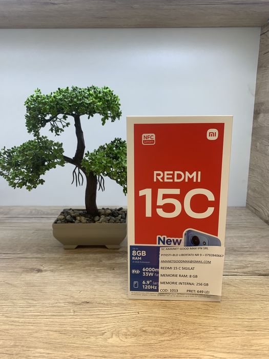 Redmi 15C 256 gb sigilat