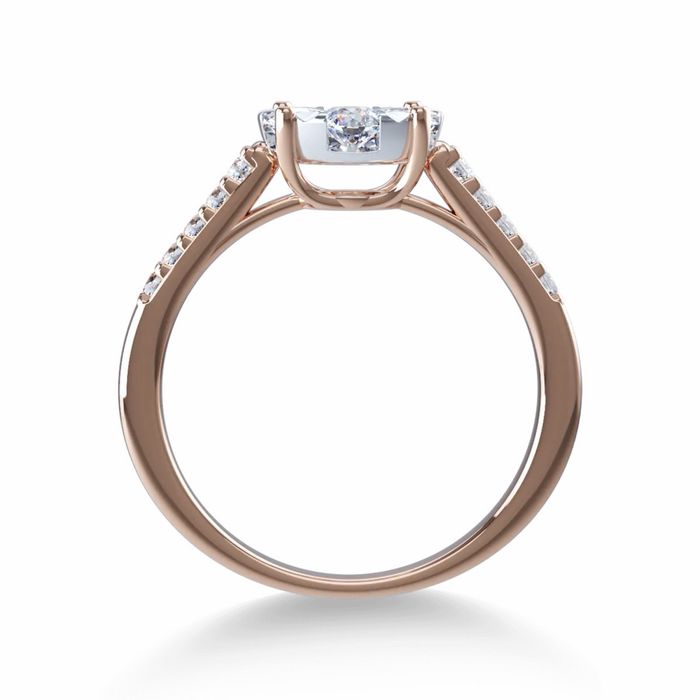 Inel logodna Teilor Diamante 0.5k Aur 18k