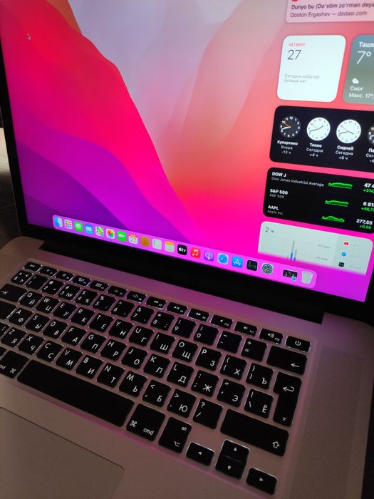 Топ отличный MacBook PRO. i7/16Gb/512Gb. Официальный.