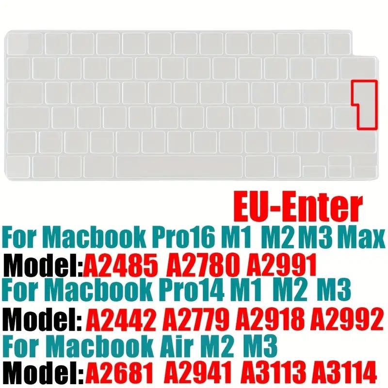 Покривало / фолио за клавиатура MacBook Pro / Air М1 М2 M3