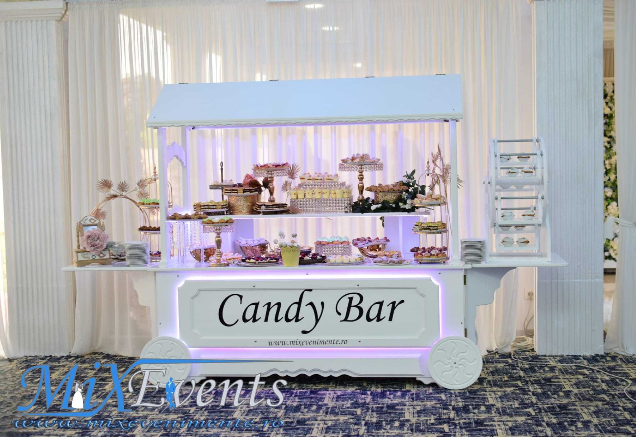 Masa Candy bar nunta – botez