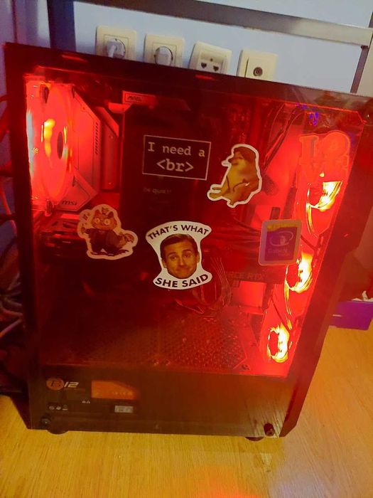 Геймърски Компютър RTX 3080, i7-12700F, 32GB DDR5 RAM, MSI MAG B660M