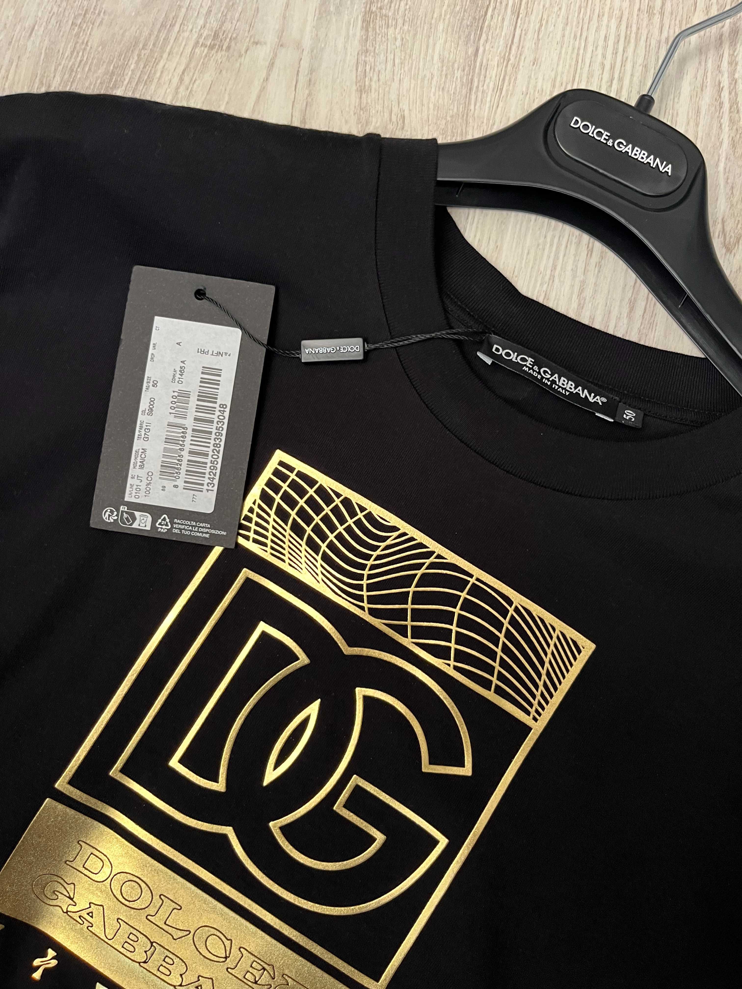 Dolce Gabbana tricou 50 italy, sau L-XL, original, retail 490 euro