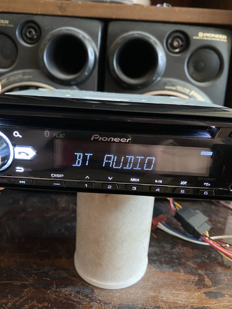 Pioneer DEH-X5900BT - ВИСОК КЛАС - BLUETOOTH USB CD плеър сд радио