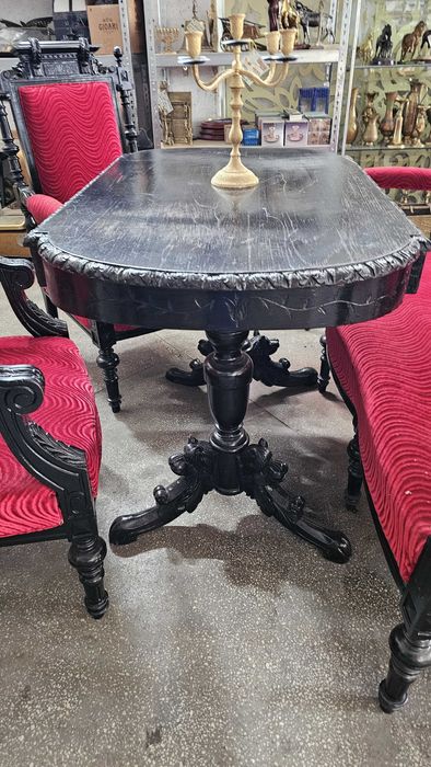 Set masă cu scaune vintage clasic germanic