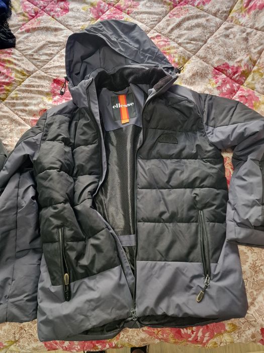 Мъжко Зимно Яке Ellesse Размер S и L / Тъмно Сиво / 100% Оригинал