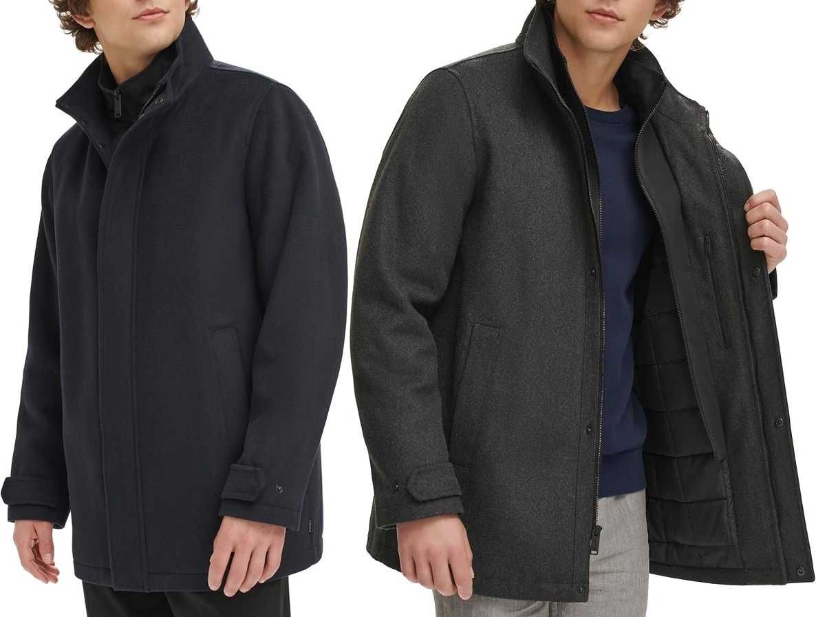 Новое шерстяное полу пальто DOCKERS (Levi's) из США.  Размер L / 2XL