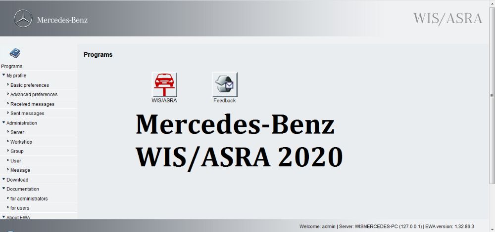 Manual Mercedes WIS/ASRA 10.2020