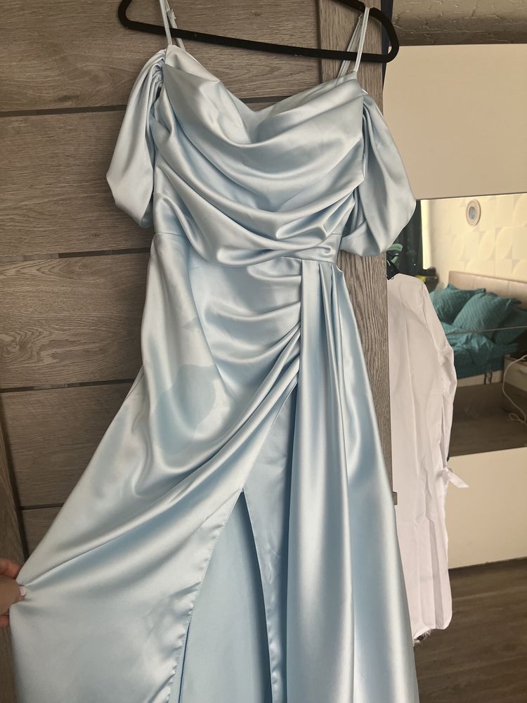 Rochie lunga baby blue