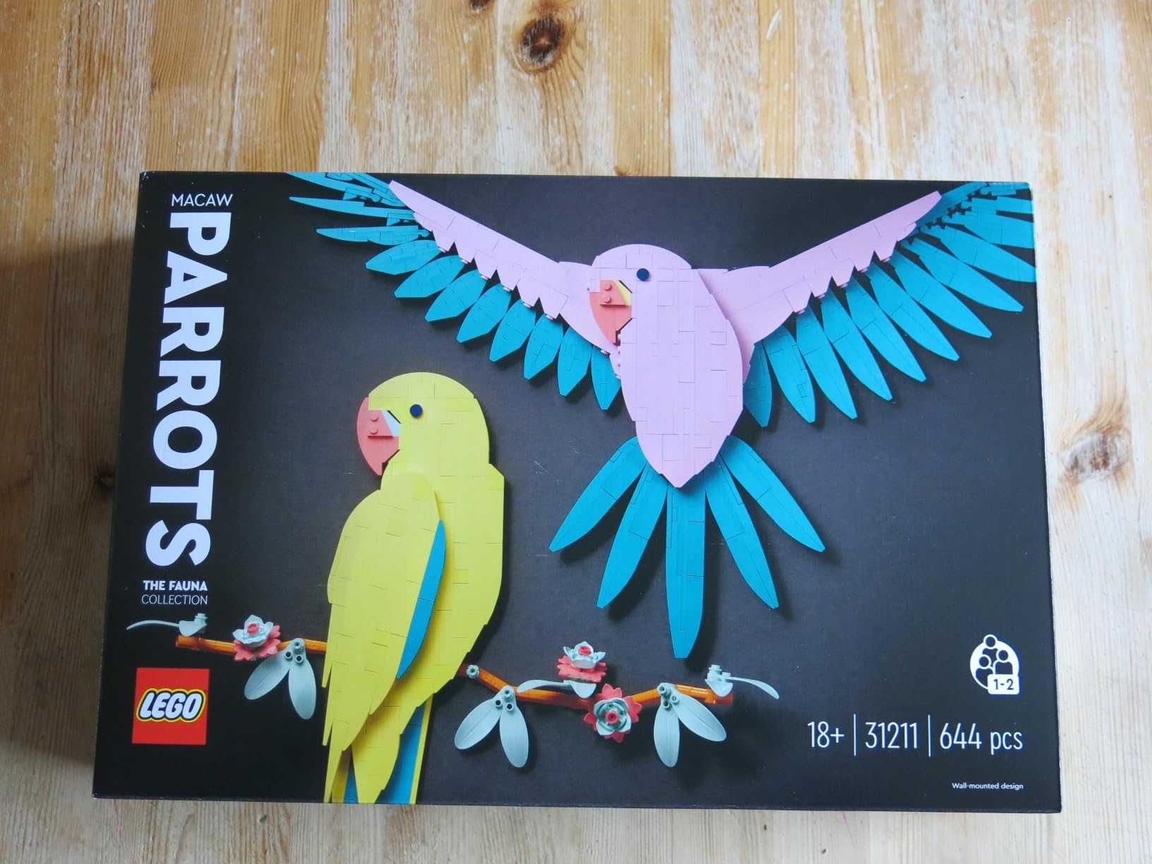 LEGO Art The Fauna Collection – папагали ара,произведение за декорация