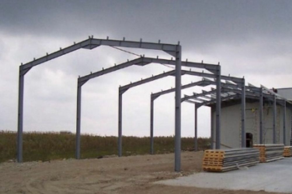 Vand hala metalica din profil IPE orce