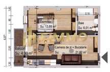 Apartament 46mp | Avans 30% + rate 3 ani | Burdujeni | ID:1105