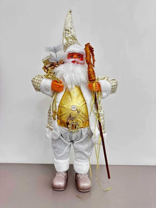 Дядо Коледа фигура - ръчна изработка за празничен декор