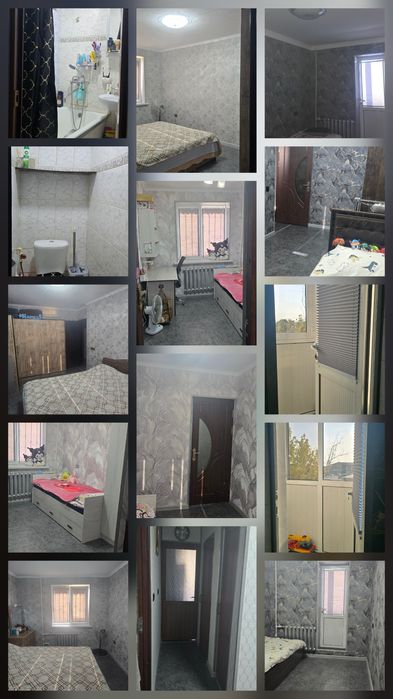 Срочно Продаётся 4х комнатная квартира или меняется на частный дом .