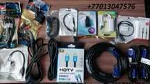 Lan кабель, 6пин 8 пин,vga кабель,sata кабель.aux, кабели питания !