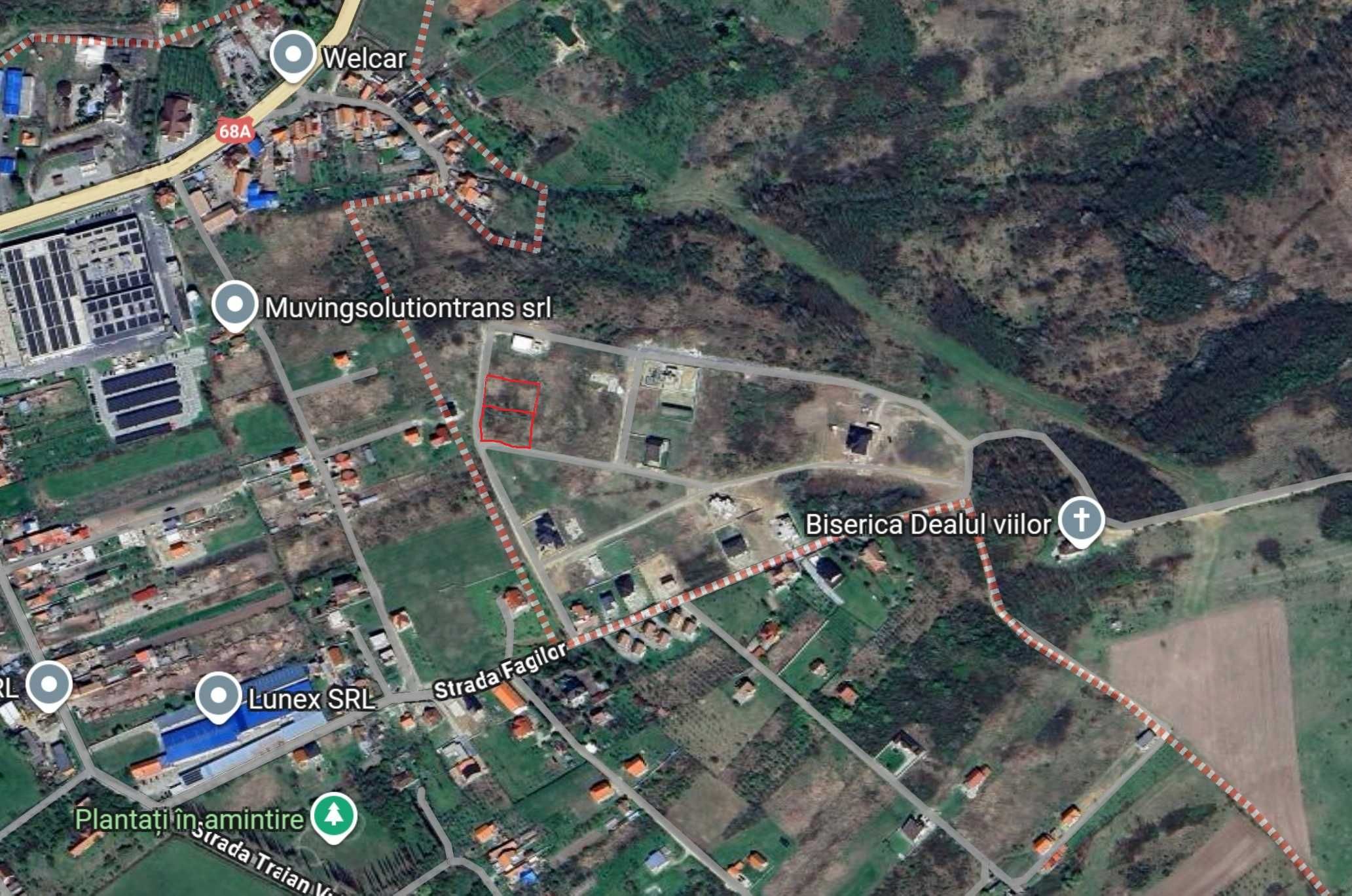 VAND URGENT DOUA PARCELE, Lugoj , dealul viilor, cartierul Belvedere