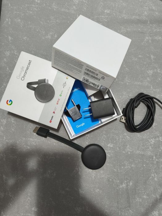Google Chromecast (a 3-a generație) – Redă conținut direct pe TV