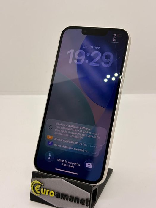 Telefon mobil Apple iPhone 13, 128GB, 5G, Starlight, 78% Baterie -A-