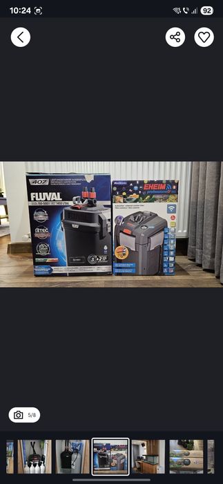 Acvariu 180L complet cu filtre sistem CO2 si stand pesti decor